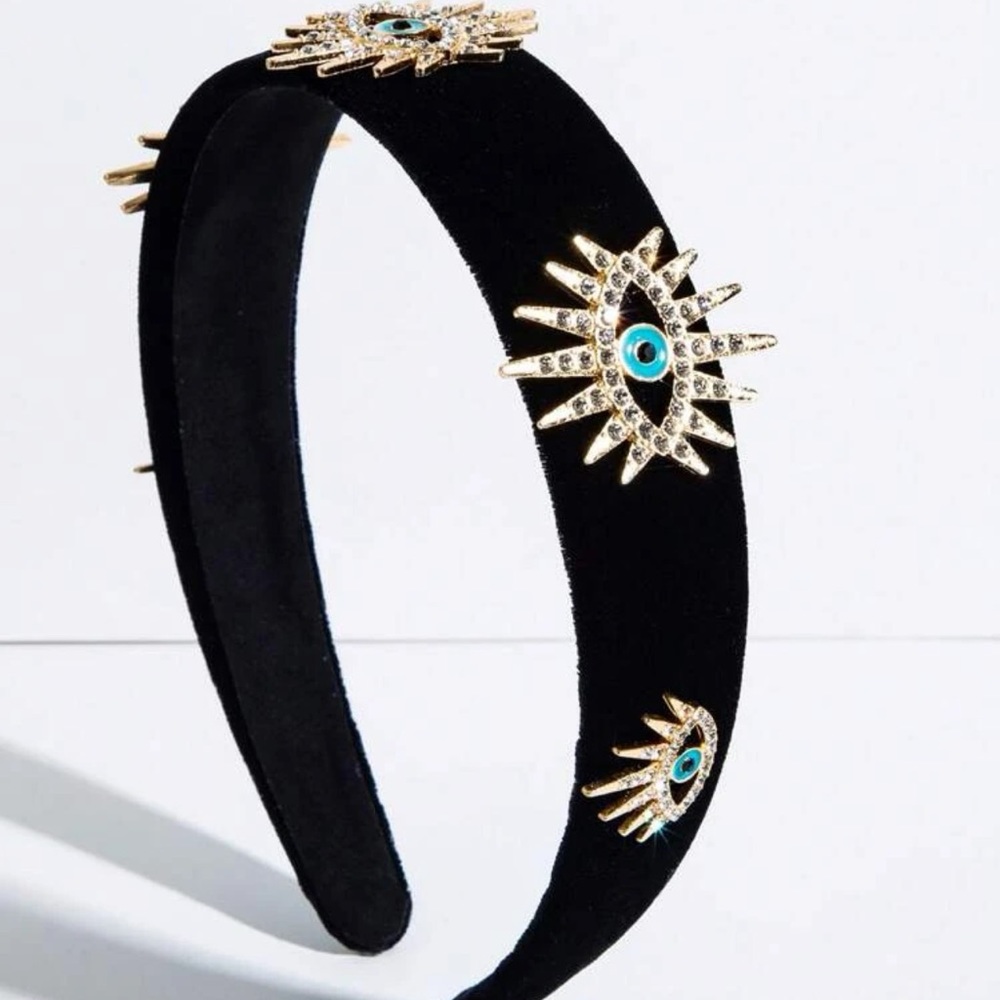 Spiky Evil Eye Headband
